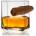 TRUEBRANDS Viski Кристална чаша за уиски с поставка за пури cigar - 380 мл (viski-10153)