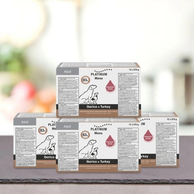 Platinum Menu Iberico Turkey 48 x 375 g
