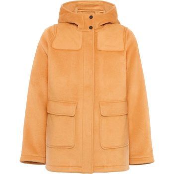 KnowledgeCotton Apparel Дамско яке парка KnowledgeCotton Apparel Women's Felted Wool Duffle Coat Parka - Apple Cinnamon (104-6199-0113)