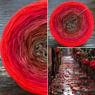 ColorfulLmadeshop Příze Čarovné klbko (3n) 1000m Roses VI