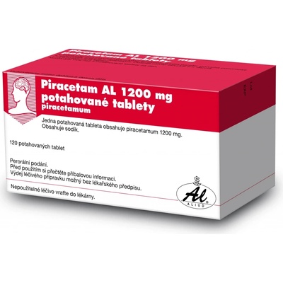 PIRACETAM AL POR 1200MG TBL FLM 120