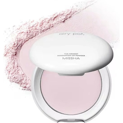Missha Airy Pot Pressed Powder Voděodolný kompaktní pudr Pink 5 g