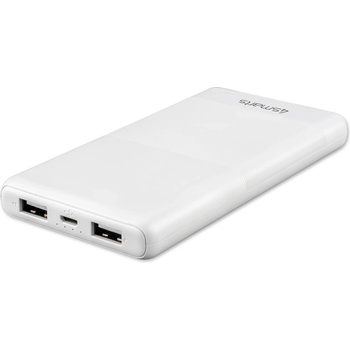4smarts Power Bank VoltHub Lite+ 10000 mAh - външна батерия с 2 USB изхода (бял)