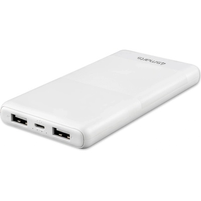 4smarts Power Bank VoltHub Lite+ 10000 mAh - външна батерия с 2 USB изхода (бял)