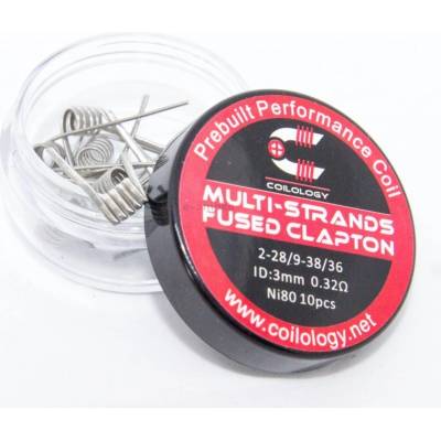 Coilology špirálky Multi-Strands Fused Clapton Ni80 0,32ohm 10ks