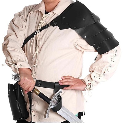 Рицарска броня за рамо-ръка, екокожа