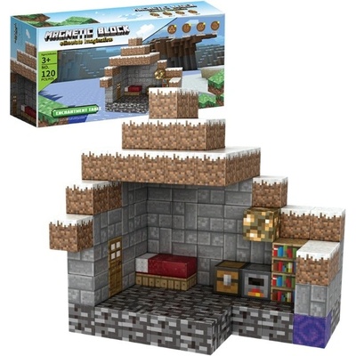 iMex Toys Magnetická stavebnice 120 ks minecraft