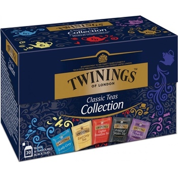 Twinings Kolekce černých čajů 20 x 2 g