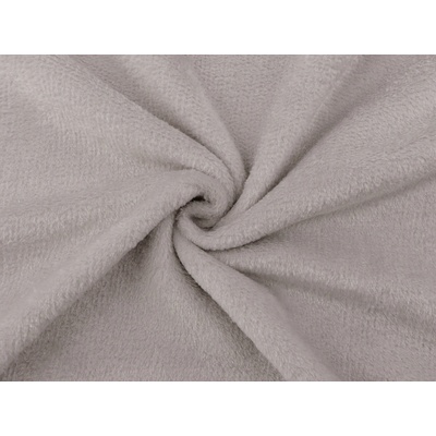 Prima-obchod Wellsoft minky oboustranný / flanel samet fleece, barva 9 (6) šedá nejsvětlejší