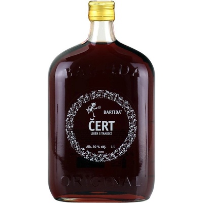 Bartida Original Čert 30% 1 l (čistá fľaša)