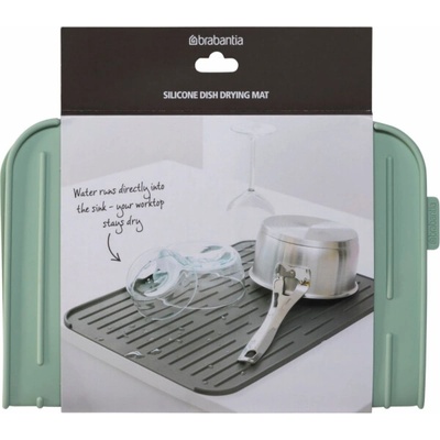 Brabantia Silikonový odkapávač na nádobí světle zelená
