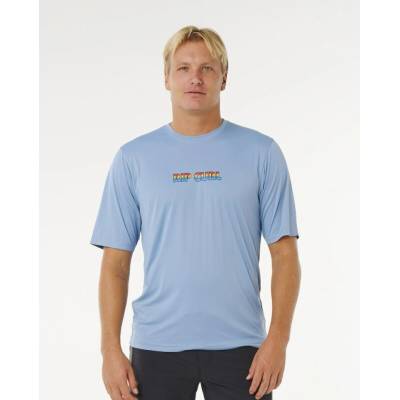 Rip Curl Icons Of Surflite UPF S/S Faded Denim