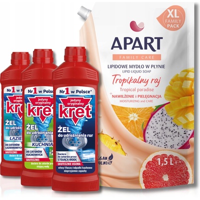 Kret gel zprůchodnění potrubí 3 l