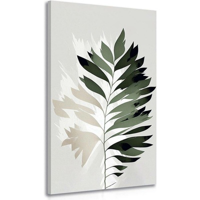 Obraz kapradina s nádechem minimalismu - 70x140