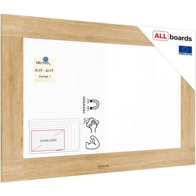 Allboards MP96OAK Magnetická tabule 90 x 60 cm