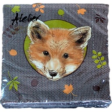 Atelier servítky Fox 33x33cm 20ks