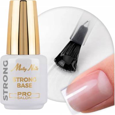 Stavební hybridní báze MOLLYNAILS 15g Strong Base Pro Salon - Silná