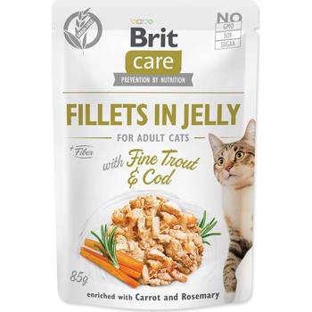 Brit Care Cat Trout & Cod in Jelly 85 g