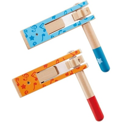 Hape - Музикална дървена играчка - Кречетало, асортимент