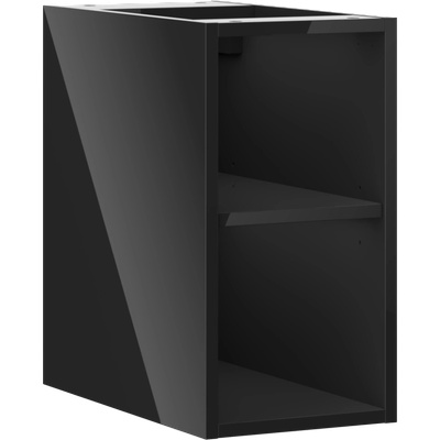 Mexen Box-A отворен шкаф с рафт 25 см, черен гланц - 91AX2-0250-470-0-70 (91AX2-0250-470-0-70)