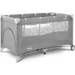 Caretero Сгъваема кошара за пътуване 2 нива Basic Light Grey Caretero