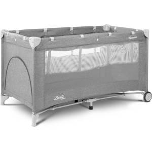 Caretero Сгъваема кошара за пътуване 2 нива Basic Light Grey Caretero