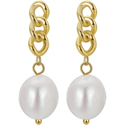 Majya Strieborné náušnice CAIO pozlátené 11691