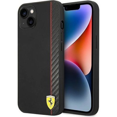 Ferrari Кейс Ferrari FEHCP14MAXBK за iPhone 14 Plus 6.7", черен/черен, твърд, Карбон (3666339063931)
