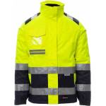 PAYPER hispeed lady 001546-0091 / Дамско двуцветно яке със светлоотразителни ивици - жълто/тъмносиньо xl (001546009101014xl)