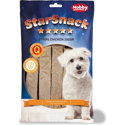 Nobby StarSnack Strips maškrtu plátky kuracie 20 ks / 200 g