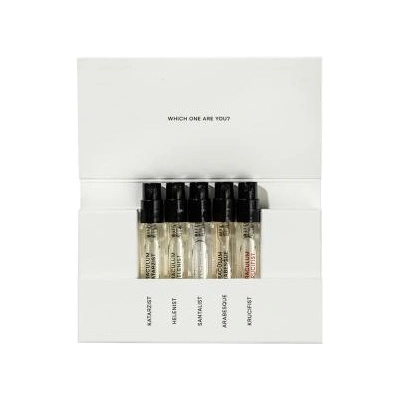 Oraculum Discovery Set подаръчен комплект: EDP KATARZIST 2 ml + EDP HELENIST 2 ml + EDP SANTALIST 2 ml + EDP ARABESQUE 2 ml + EDP KRUCIFIST 2 ml унисекс