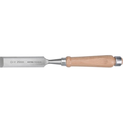 EXTOL PREMIUM dláto s bukovou rukojetí, 25mm, délka 280mm, CrV EXT8812325