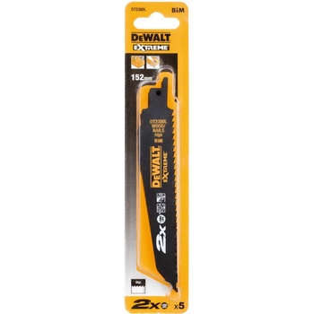 DeWALT DT2300L Bimetalové pílové listy Extreme 152 mm 5 ks