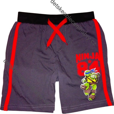 Sun city bermudy Želvy Ninja tmavě šedé