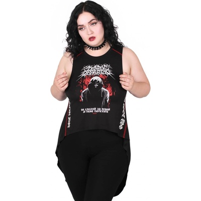Killstar Departed Maxi Vest Čierna