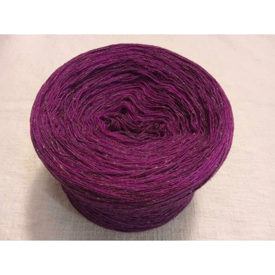 Tweed lila merino 3-nitka 1000m