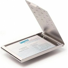 DURABLE Krabička na vizitky BUSINESS CARD BOX CHROME