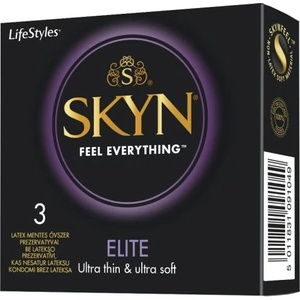 SKYN 3 бр. Тънки нелатексови презервативи Skyn Elite