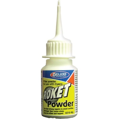 Deluxe Materials Roket Powder plnidlo vteřinových lepidel 40g