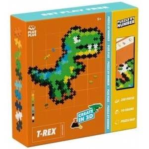 Plus-Plus Plus-plus puzzle by number t-rex - 250 pieces