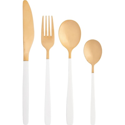 Altom Noble gold white sada příborů 24 ks