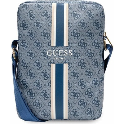 GUESS Чантичка за таблет Guess GUTB10P4RPSB 10", синя / синя, 4G Stripes Tablet Bag (GUE002899-0)