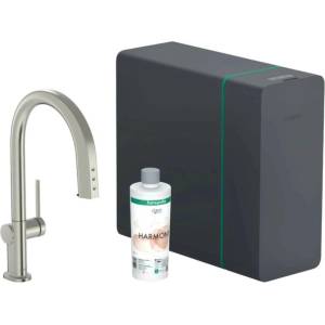 Hansgrohe Aquittura Select M91 SodaSystem 210 sBox комплект за смесител, хромиран мат, с 1 струя (76836800)