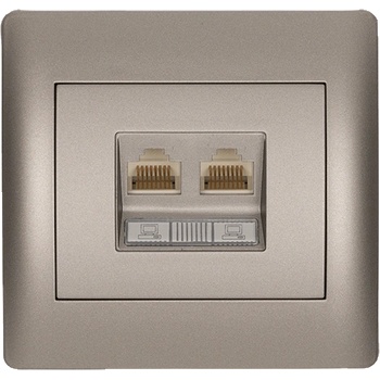 ELMARK Rhyme ДbОЕН КОМПЮТЪРЕН КОНТАКТ СИВ МЕТАЛИК (11714)