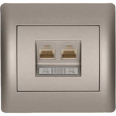 ELMARK Rhyme ДbОЕН КОМПЮТЪРЕН КОНТАКТ СИВ МЕТАЛИК (11714)