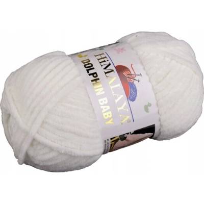 Priadza Himalaya Dolphin Baby 100g 120m 80363 smotanová
