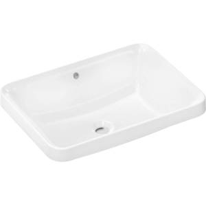 Hansgrohe Xuniva Q - Умивалник, 55x40 см, с преливник, без отвор за смесител, SmartClean, бял 61066450 (61066450)