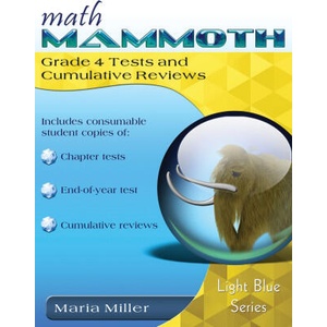 Math Mammoth Grade 4 Tests and Cumulative Reviews | Maria Miller (ISBN: 9781705491829)