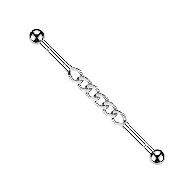 Šperky4U Industrial piercing řetěz ID01049