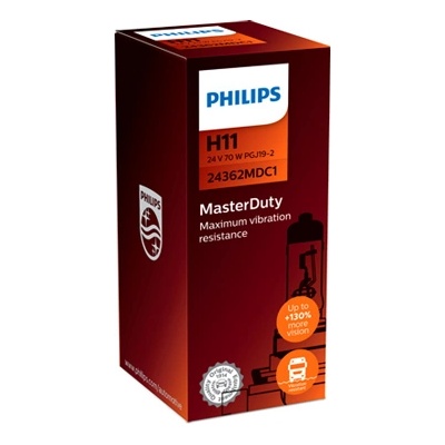 Philips Крушка, фар за дълги светлини philips h11, 24v, 70w, 3200k, 1 бр